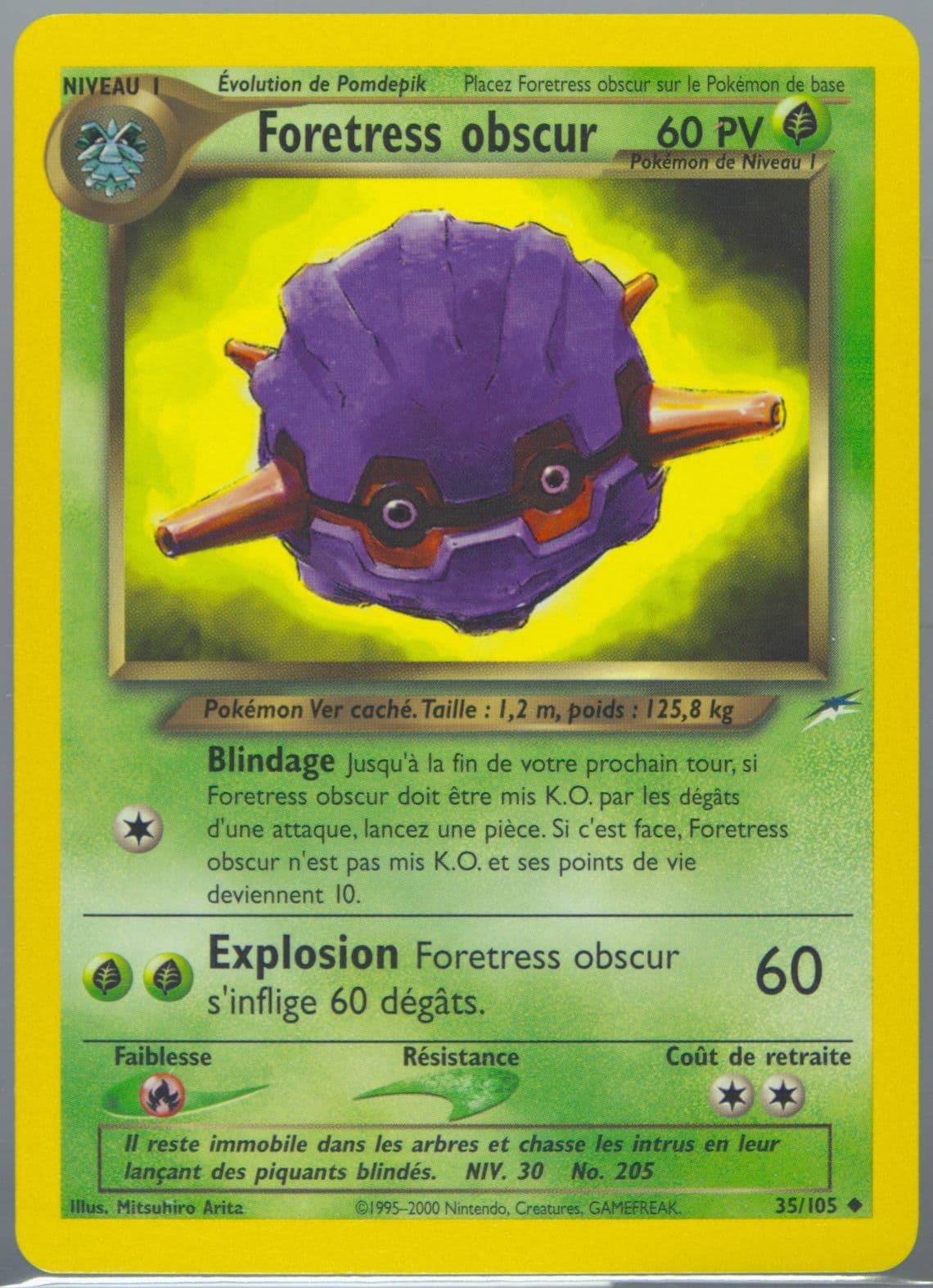 Foretress Obscur French (35) 2002 Pokemon Neo Destiny