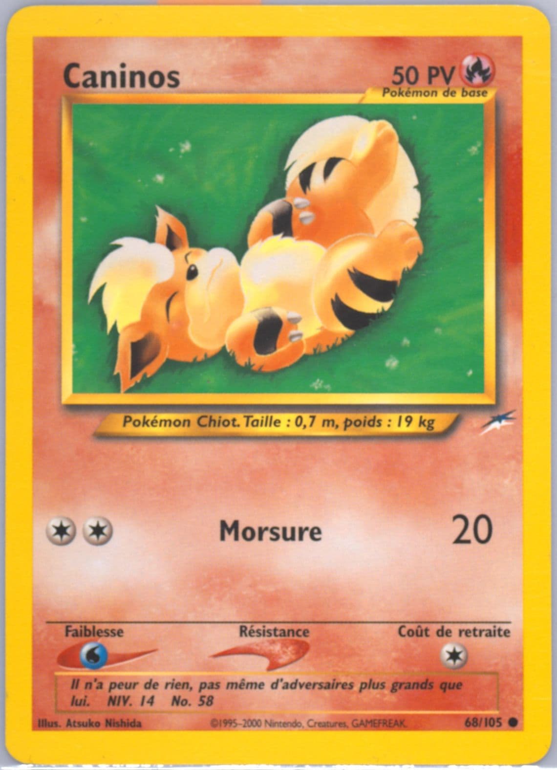 Caninos French (68) 2002 Pokemon Neo Destiny
