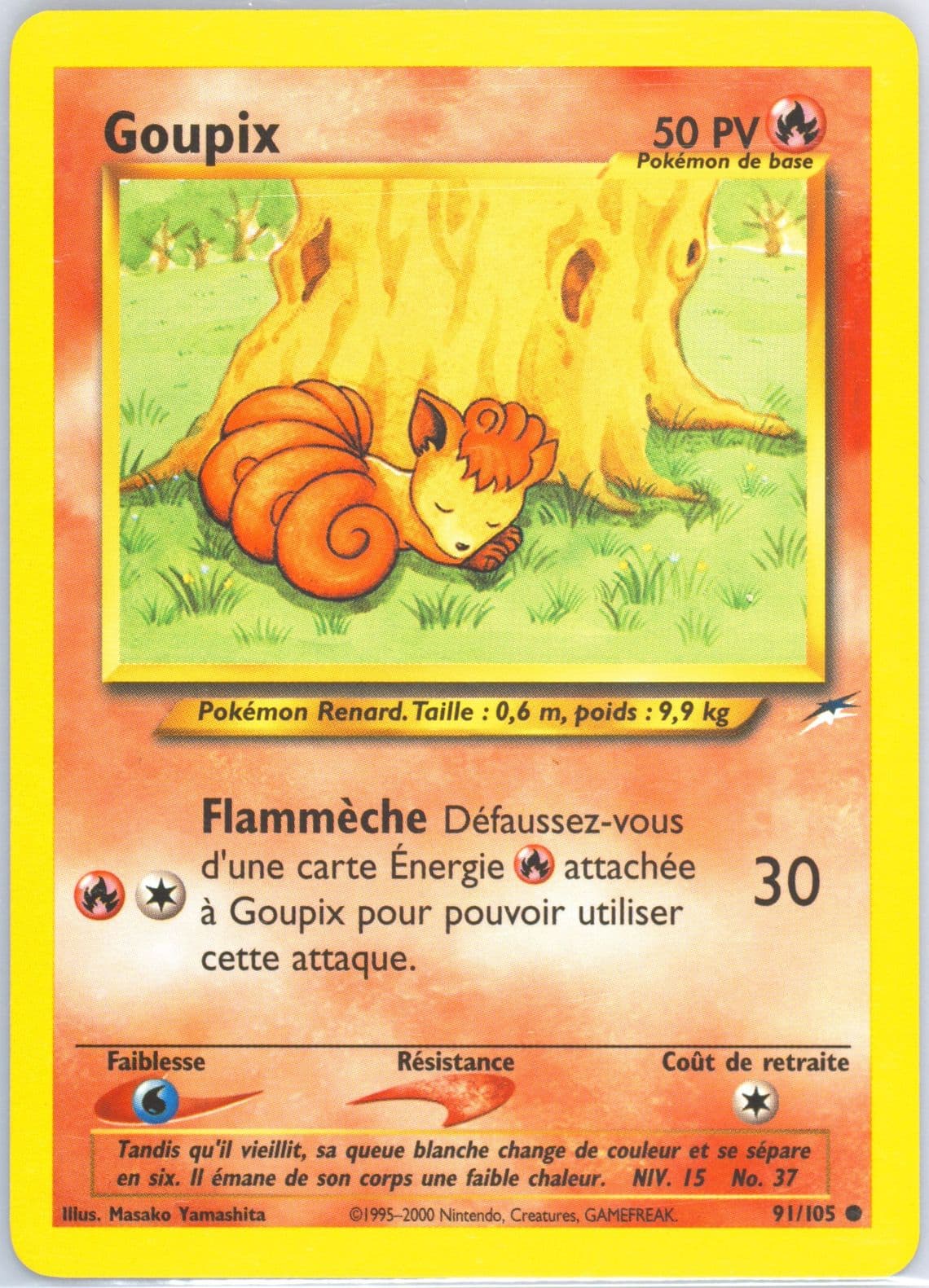 Goupix French (91) 2002 Pokemon Neo Destiny