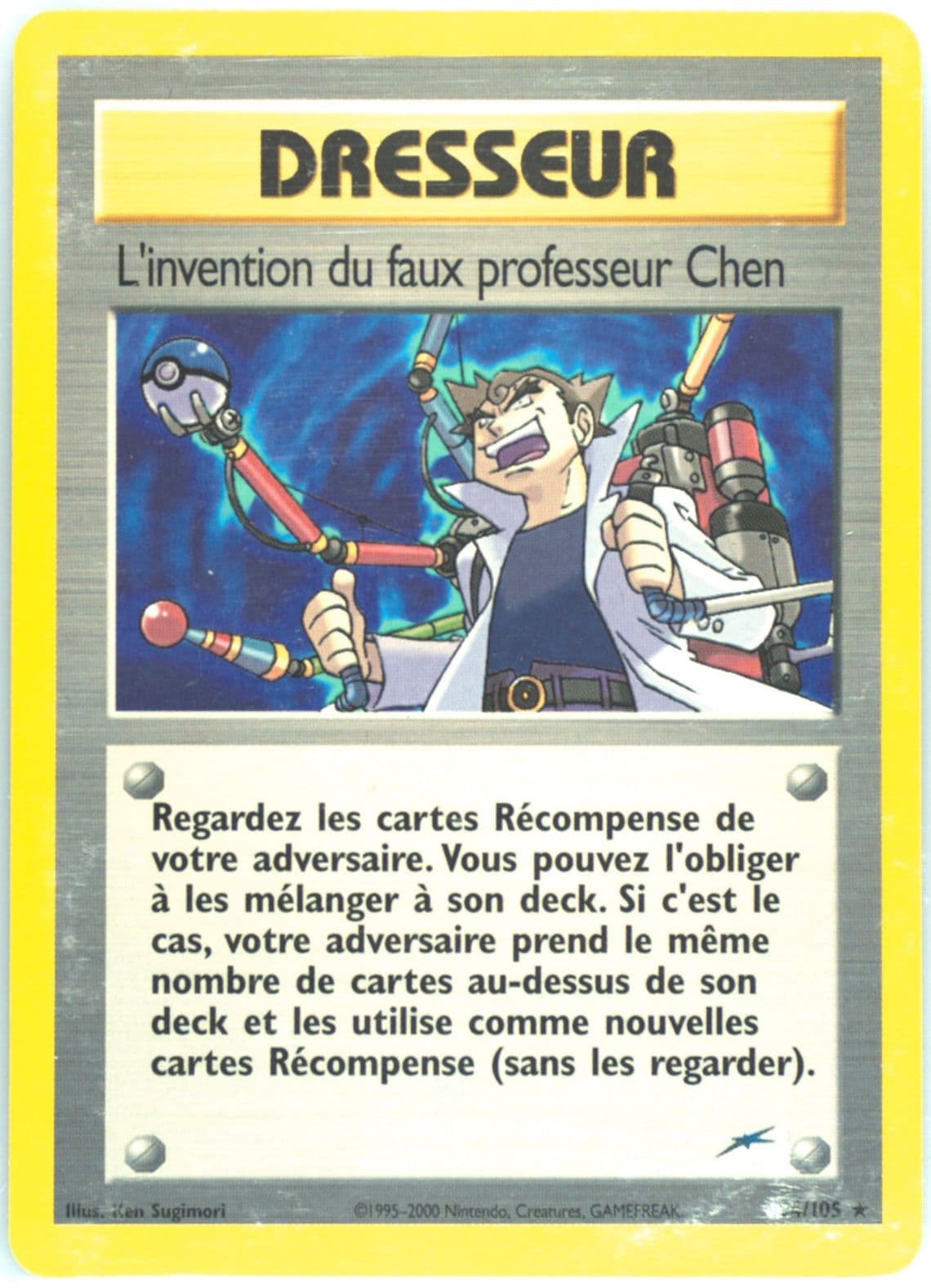 L'Invention Du Faux Professeur Chen French (94) 2002 Pokemon Neo Destiny