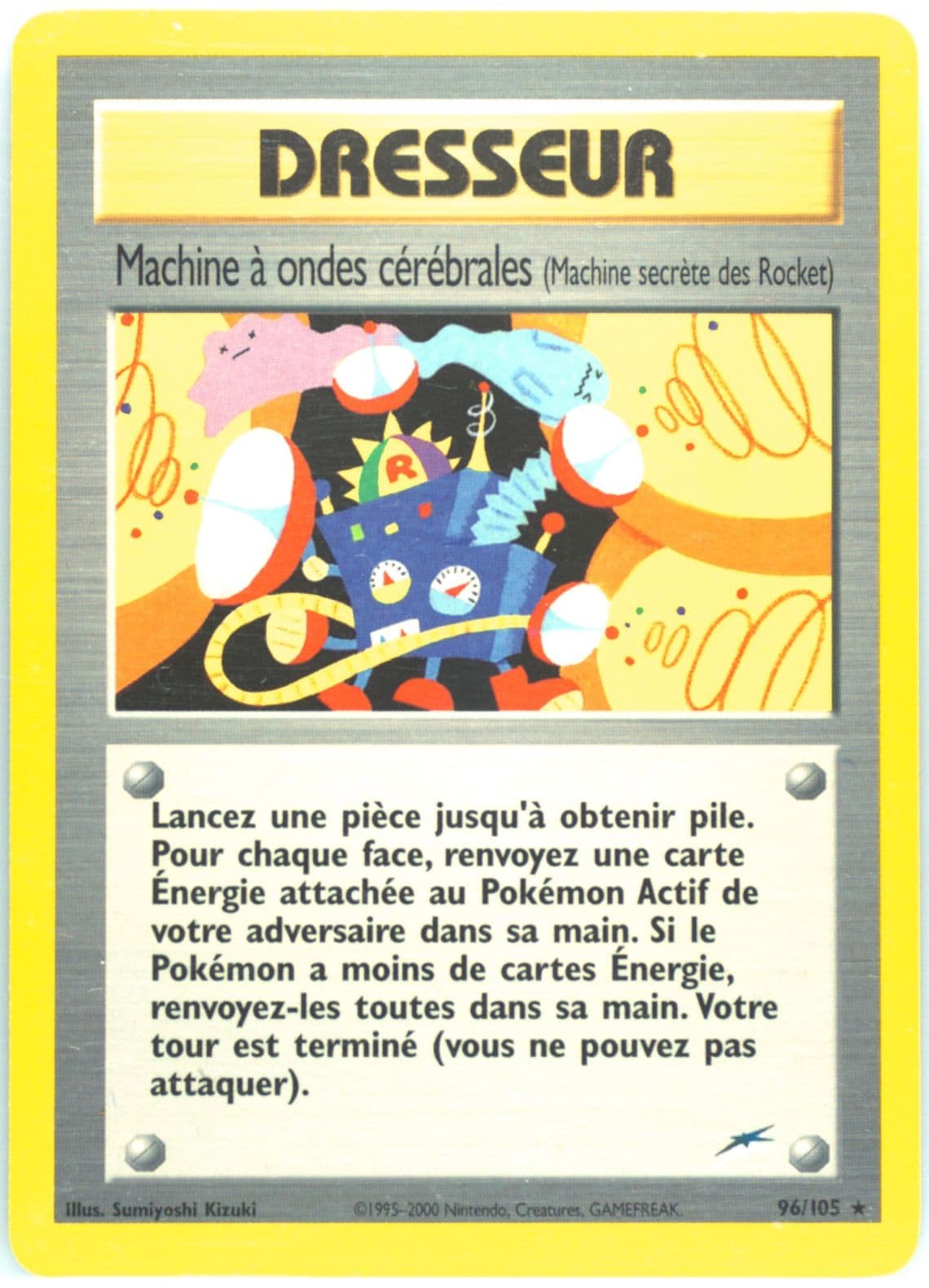 Machine A Ondes Cerebrales French (96) 2002 Pokemon Neo Destiny