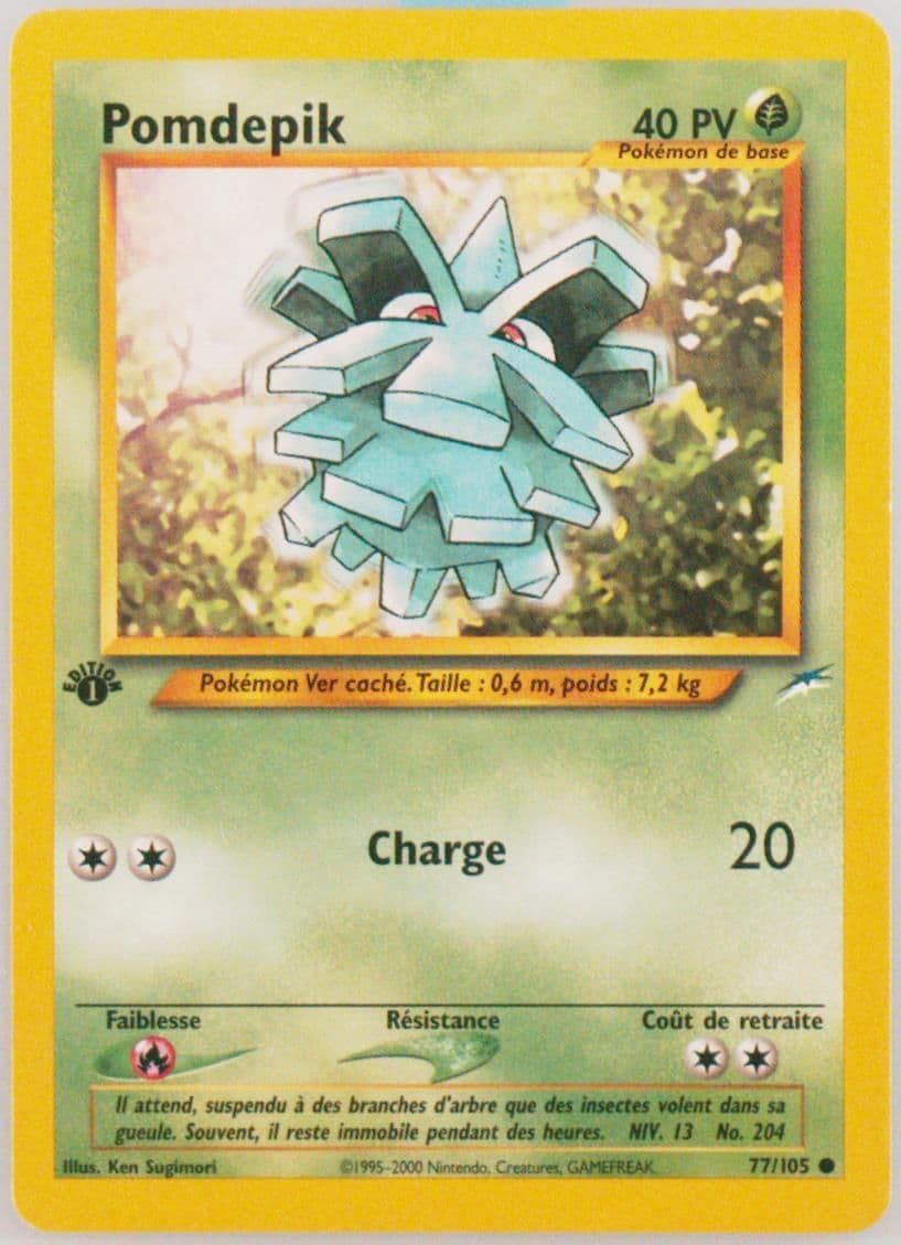 Pomdepik French-1st Edition (77) 2002 Pokemon Neo Destiny