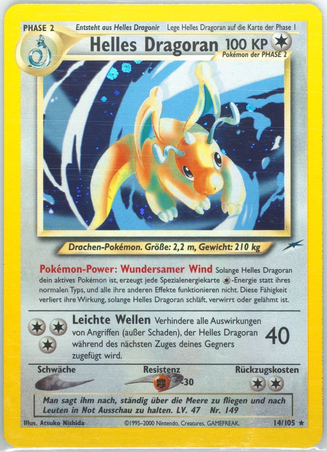 Helles Dragoran-Holo German (14) 2002 Pokemon Neo Destiny