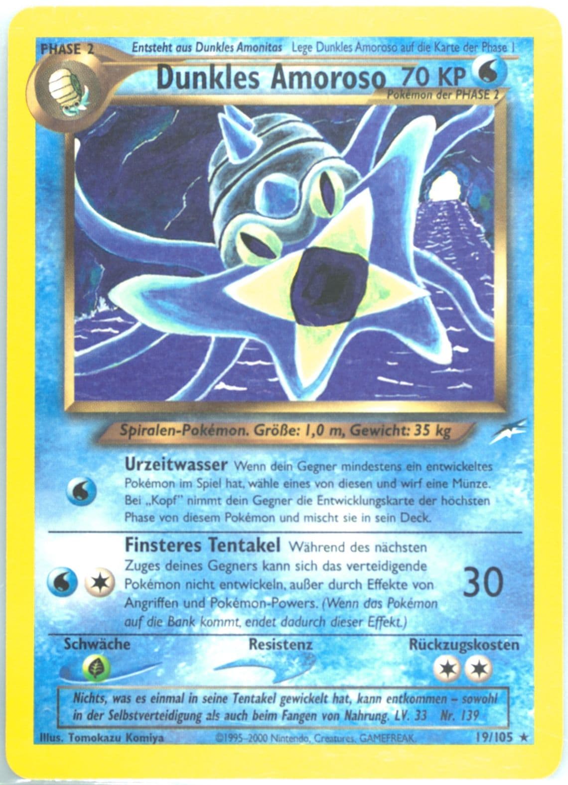 Dunkles Amoroso German (19) 2002 Pokemon Neo Destiny