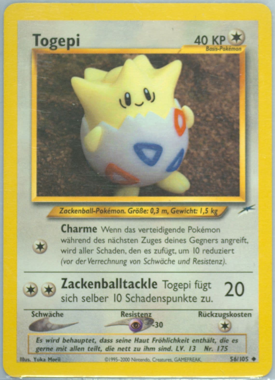 Togepi German (56) 2002 Pokemon Neo Destiny