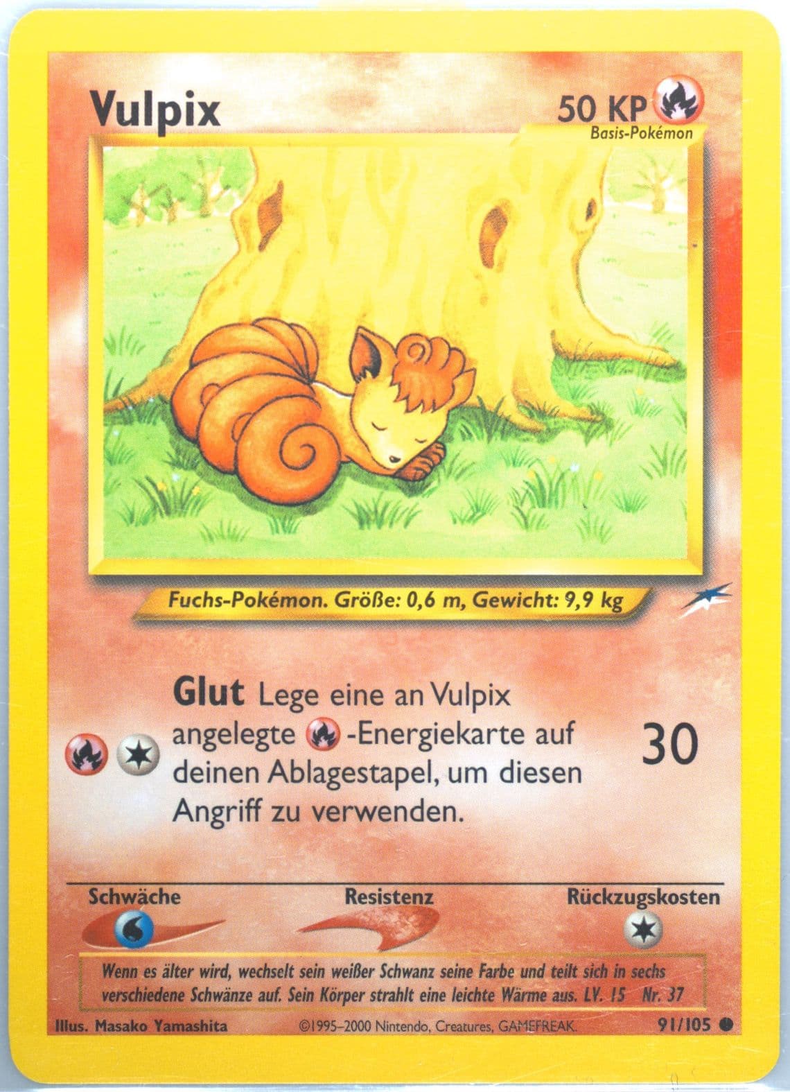Vulpix German (91) 2002 Pokemon Neo Destiny