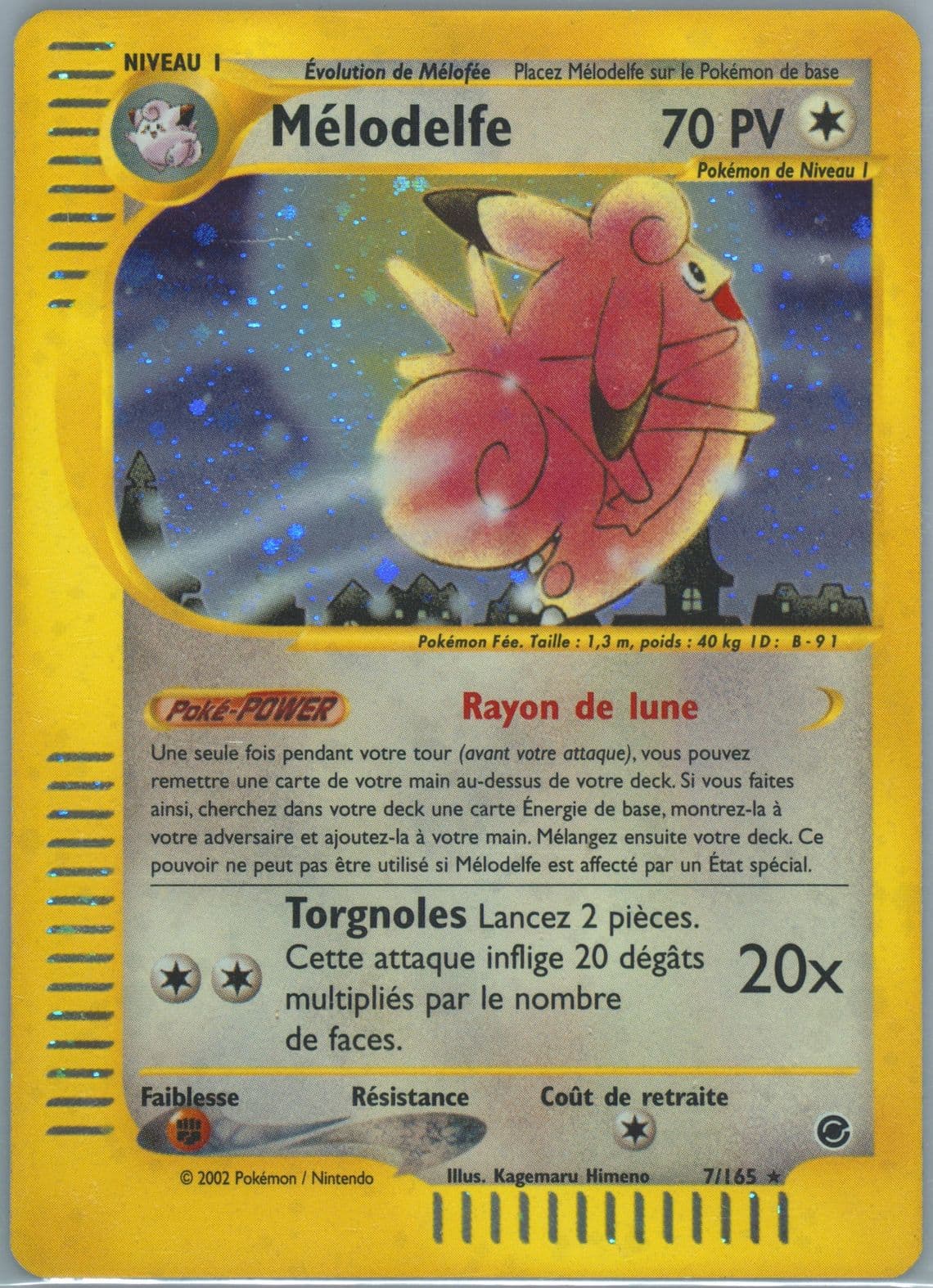 Melodelfe-Holo (7) 2003 Pokemon French Expedition