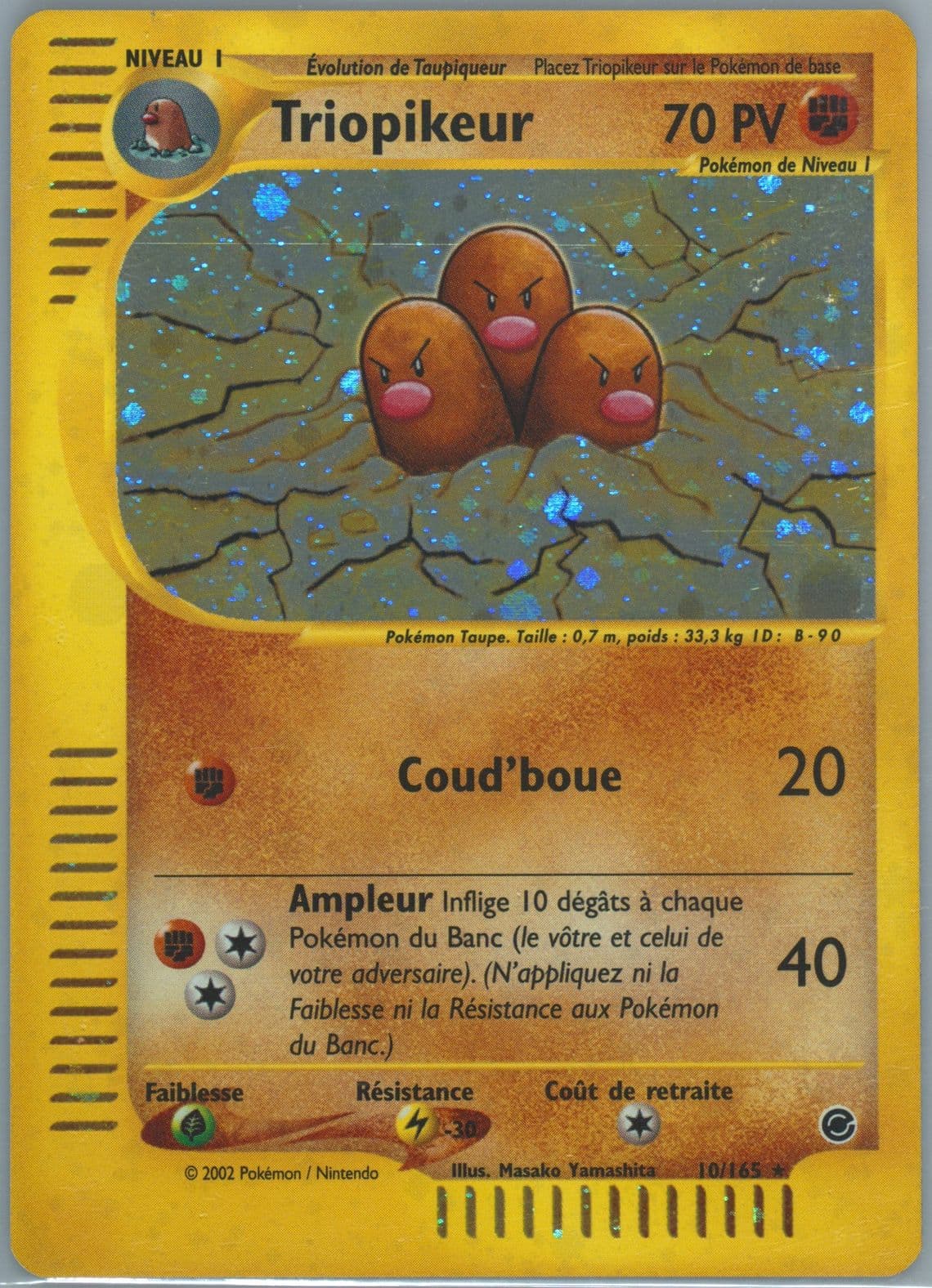 Triopikeur-Holo (10) 2003 Pokemon French Expedition