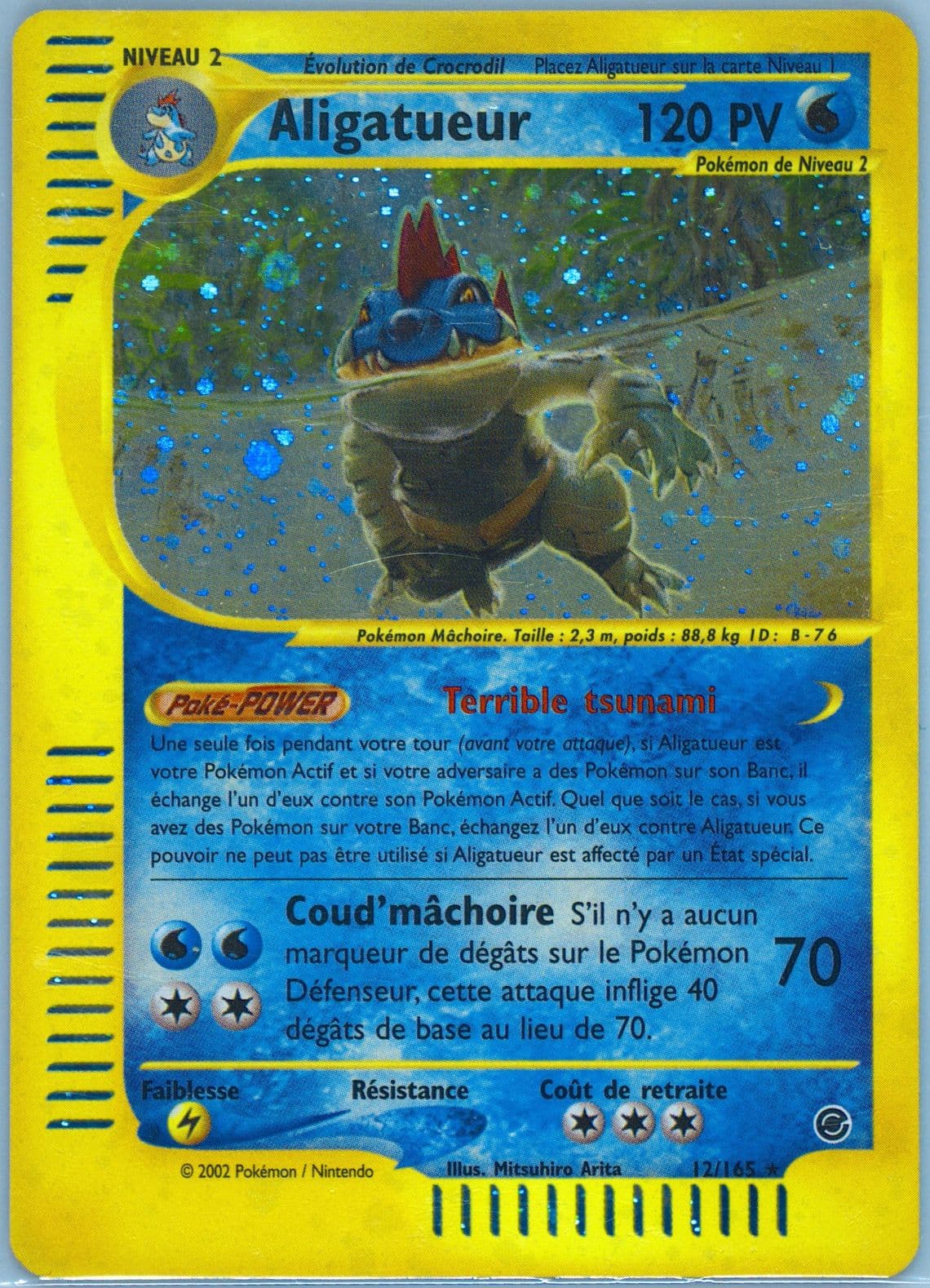 Aligatueur-Holo (12) 2003 Pokemon French Expedition