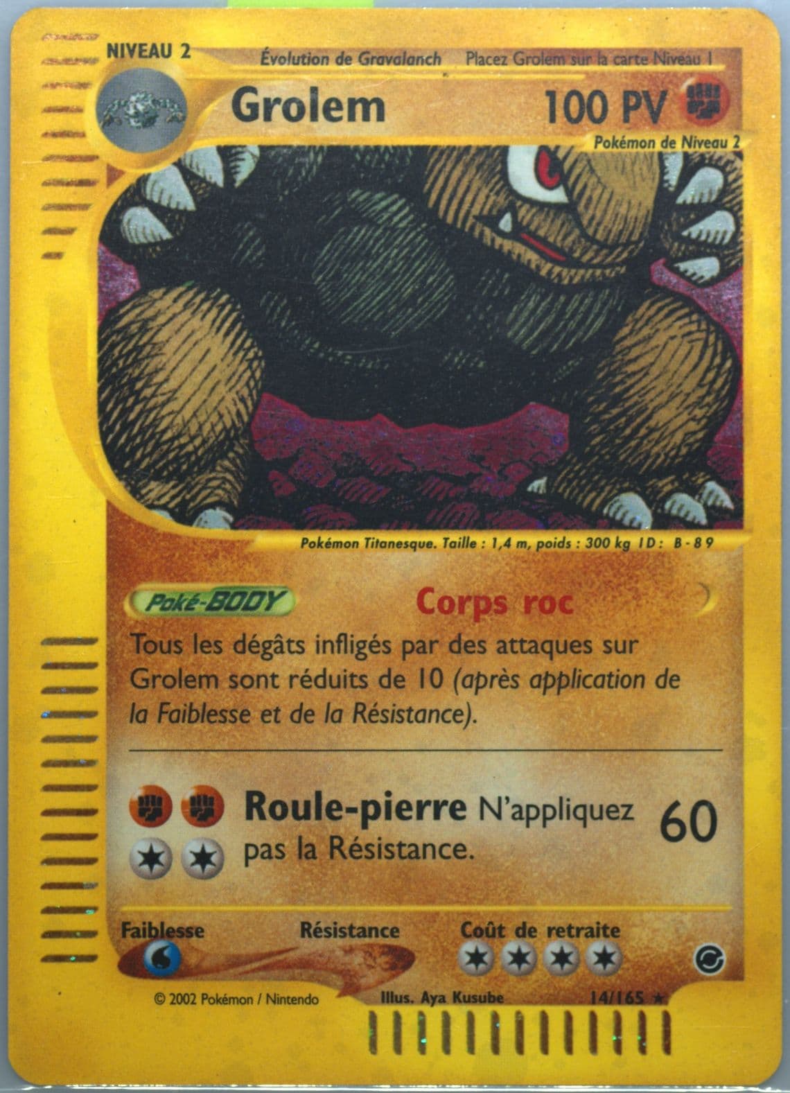 Grolem-Holo (14) 2003 Pokemon French Expedition