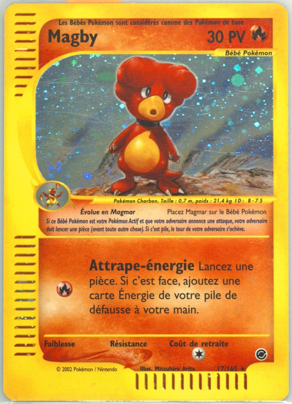 Magby-Holo (17) 2003 Pokemon French Expedition