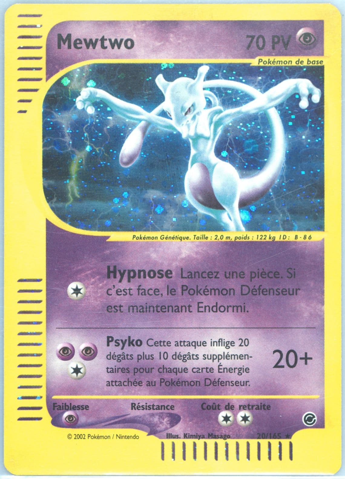 Mewtwo-Holo (20) 2003 Pokemon French Expedition