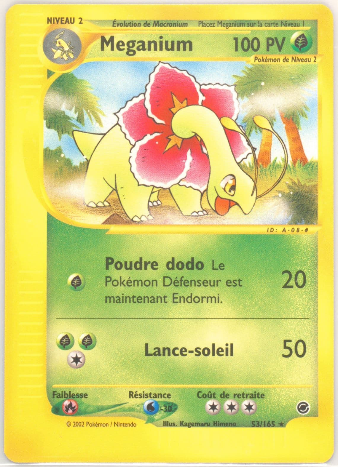 Meganium (53) 2003 Pokemon French Expedition
