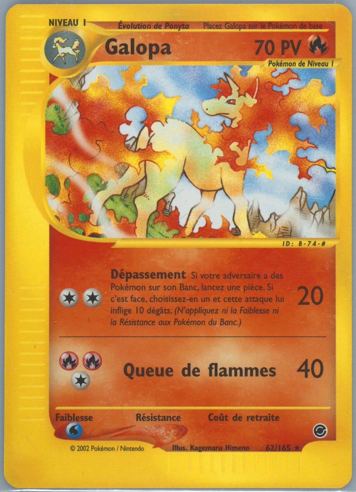 Galopa (62) 2003 Pokemon French Expedition