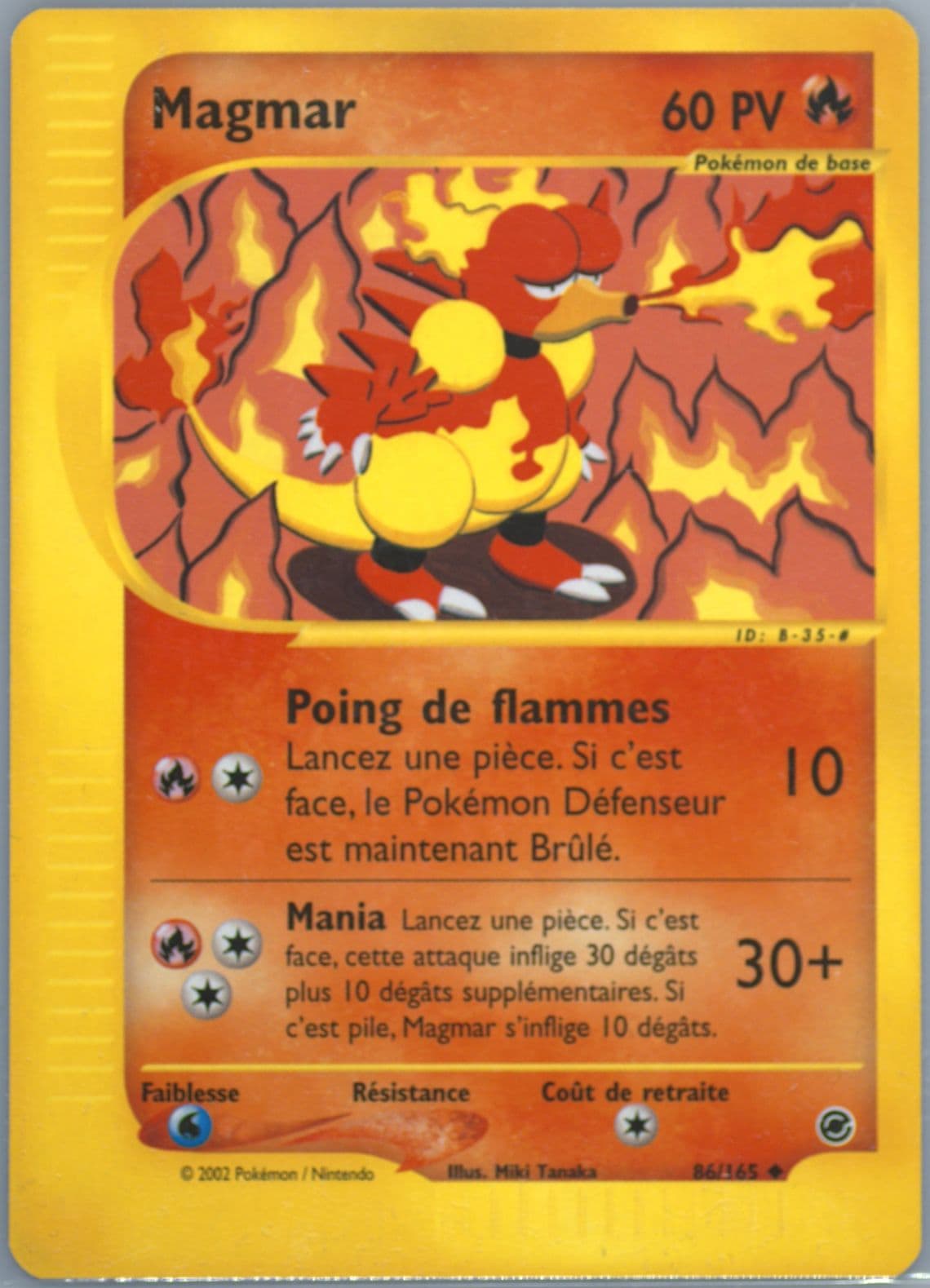 Magmar (86) 2003 Pokemon French Expedition