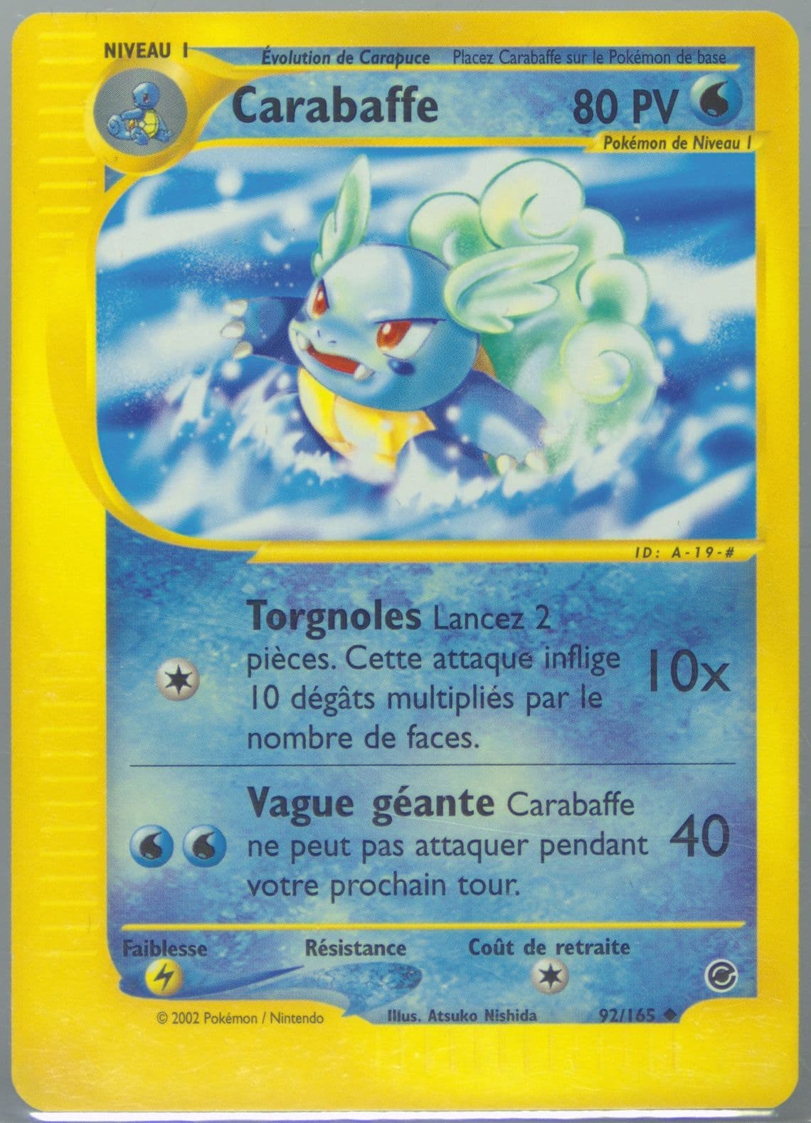 Carabaffe (92) 2003 Pokemon French Expedition