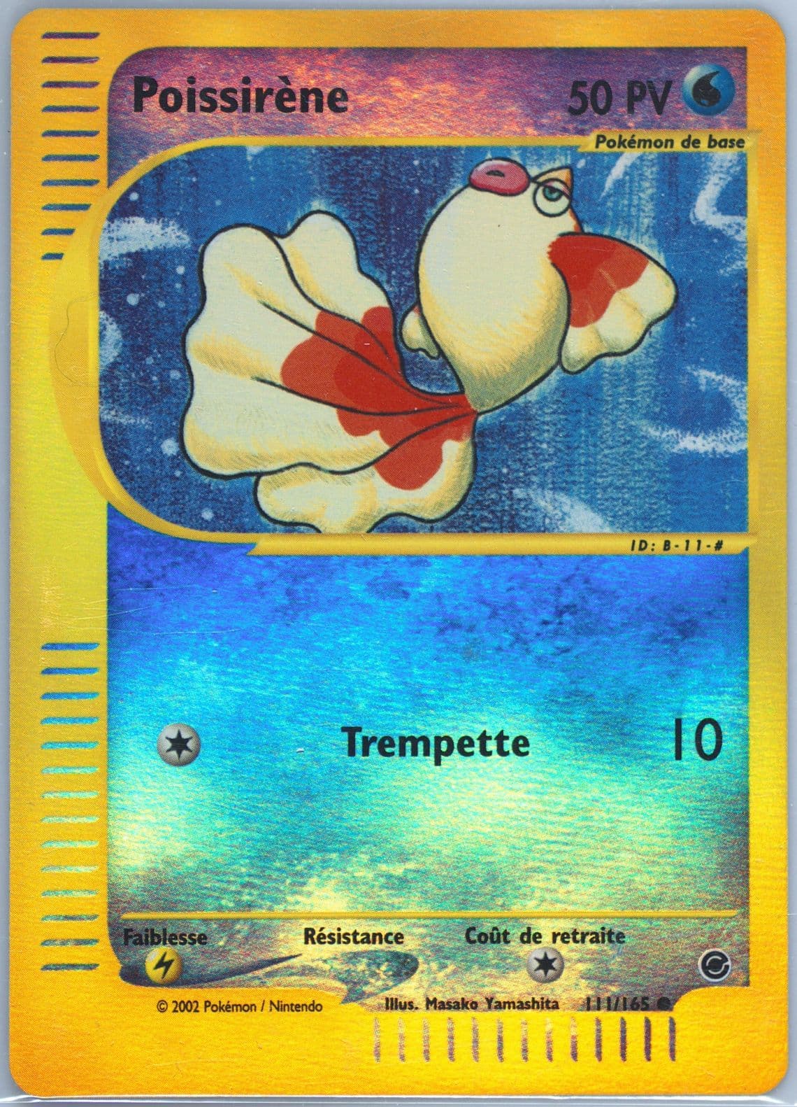 Poissirene (111) 2003 Pokemon French Expedition