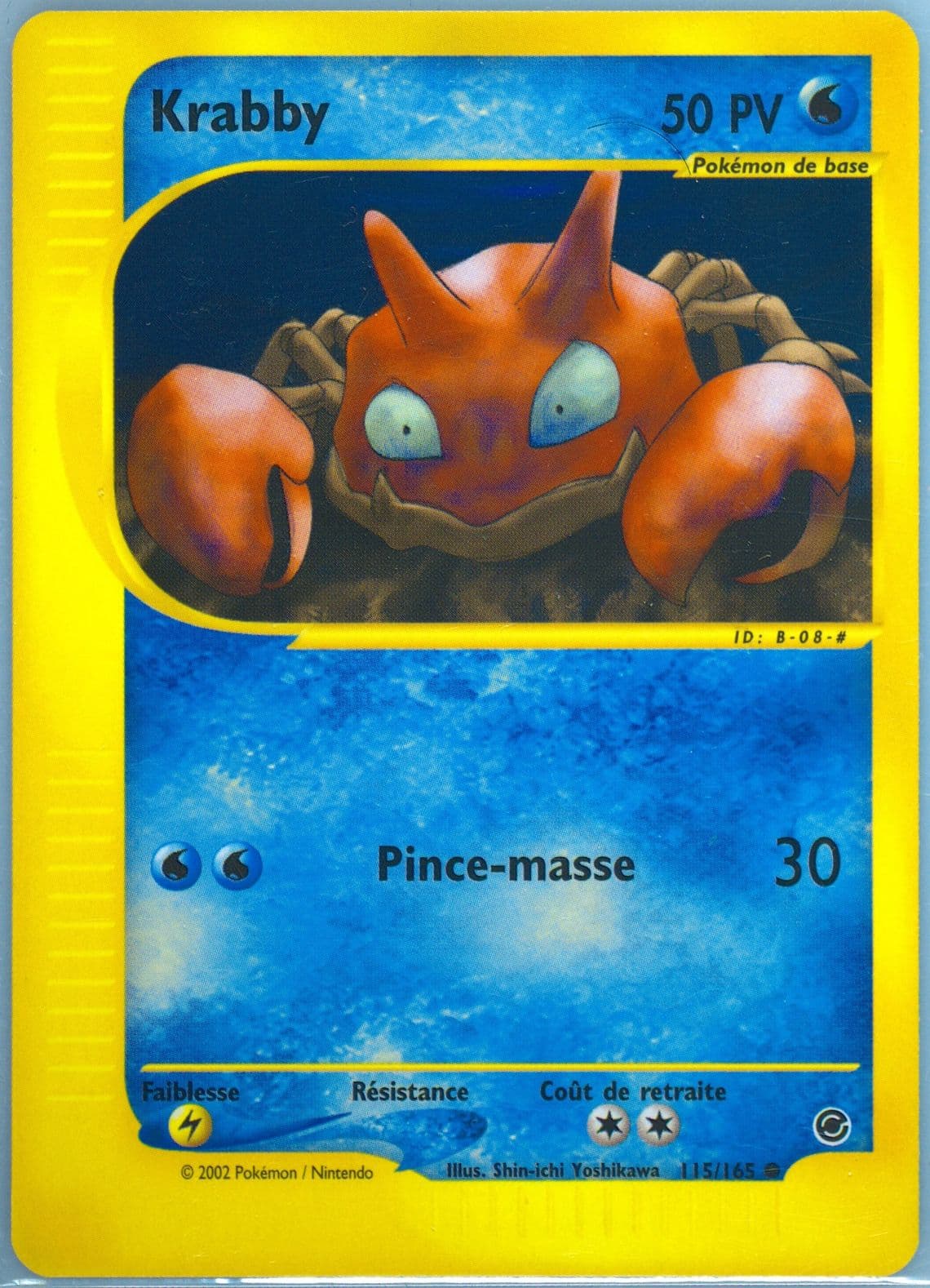 Krabby (115) 2003 Pokemon French Expedition