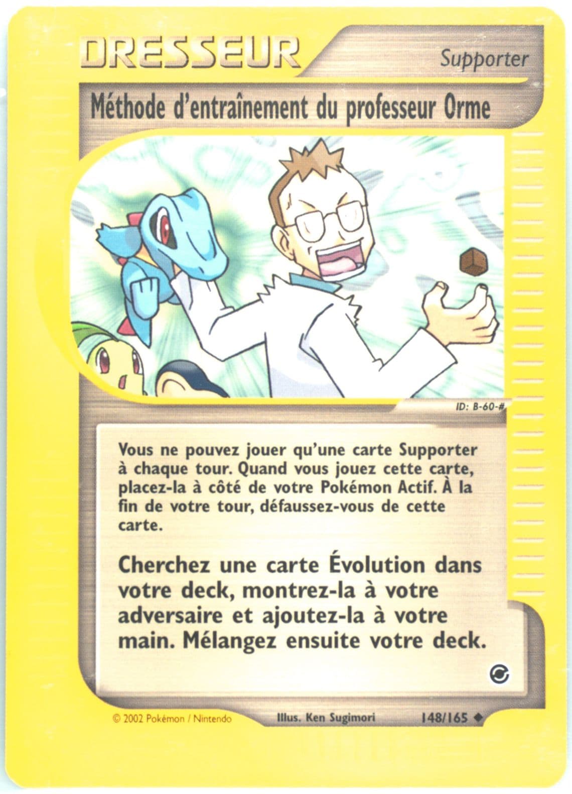 Methode D'Entrainement Du Professeur Orme (148) 2003 Pokemon French Expedition