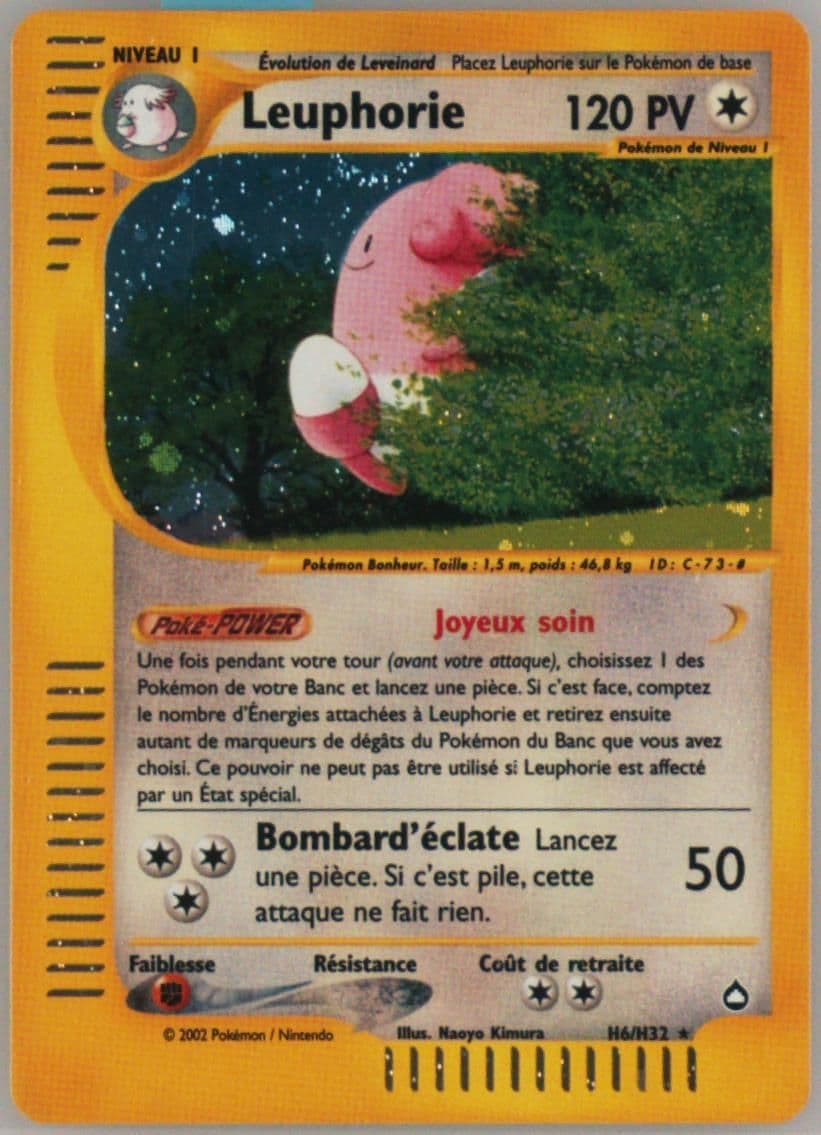 Leuphorie-Holo French (H6) 2003 Pokemon Aquapolis
