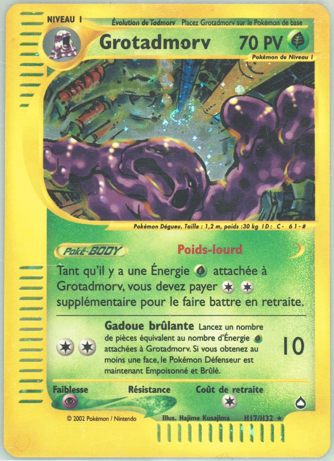 Grotadmorv-Holo French (H17) 2003 Pokemon Aquapolis