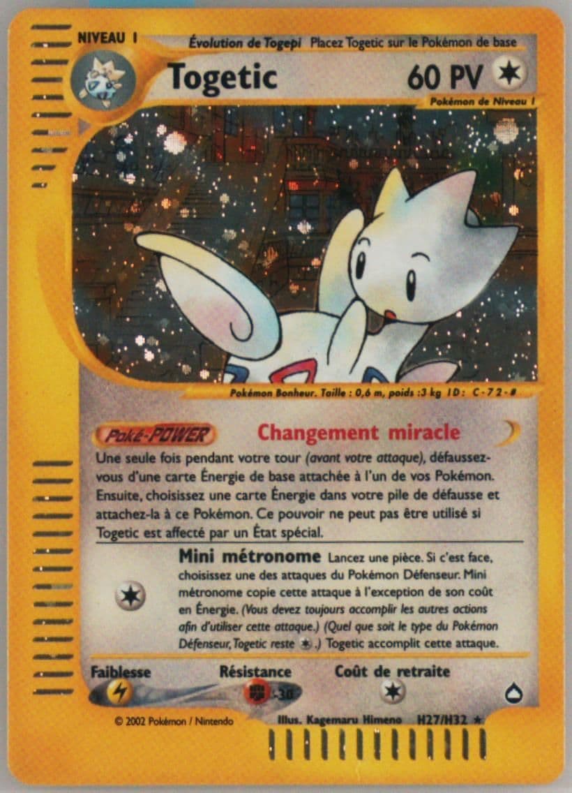 Togetic-Holo French (H27) 2003 Pokemon Aquapolis