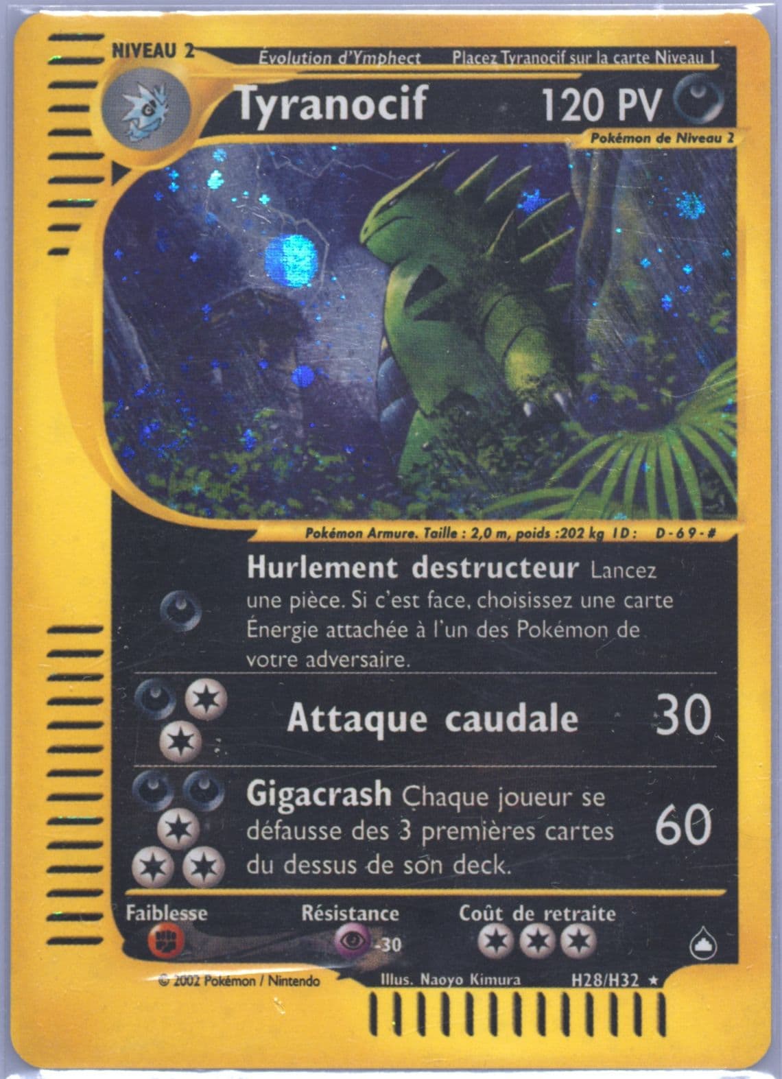 Tyranocif-Holo French (H28) 2003 Pokemon Aquapolis