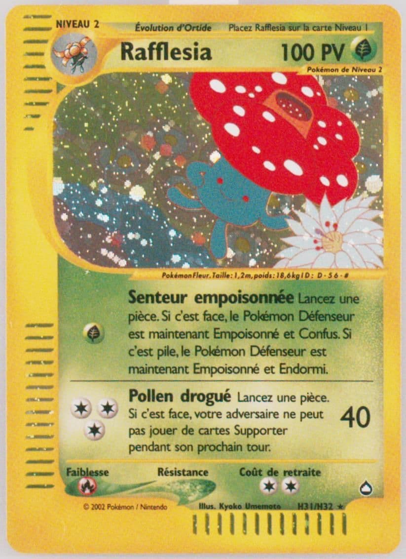 Rafflesia-Holo French (H31) 2003 Pokemon Aquapolis