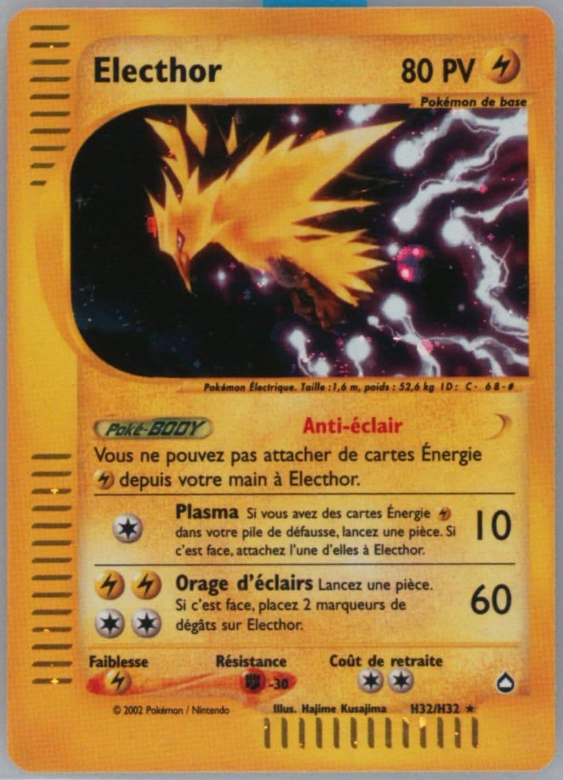 Electhor-Holo French (H32) 2003 Pokemon Aquapolis