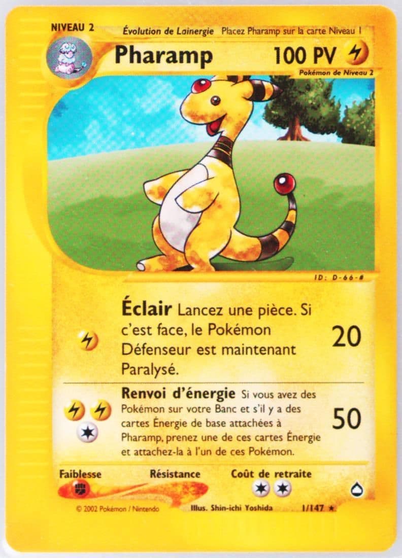 Pharamp French (1) 2003 Pokemon Aquapolis