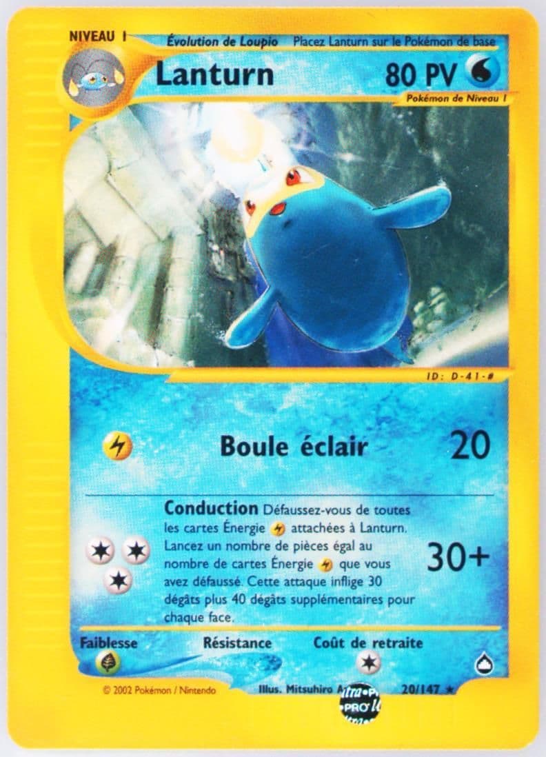 Lanturn French (20) 2003 Pokemon Aquapolis