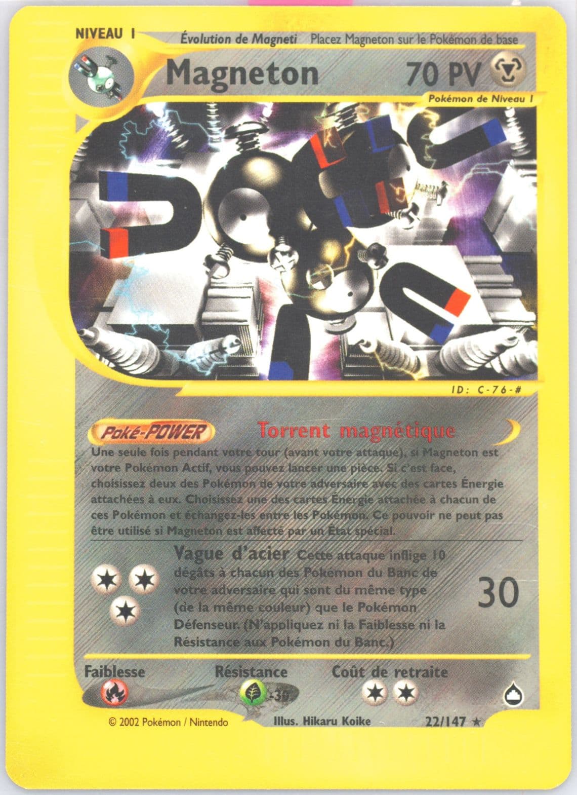 Magneton French (22) 2003 Pokemon Aquapolis