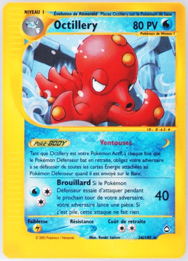 Octillery French (26) 2003 Pokemon Aquapolis