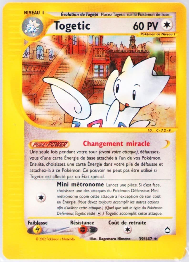 Togetic French (39) 2003 Pokemon Aquapolis