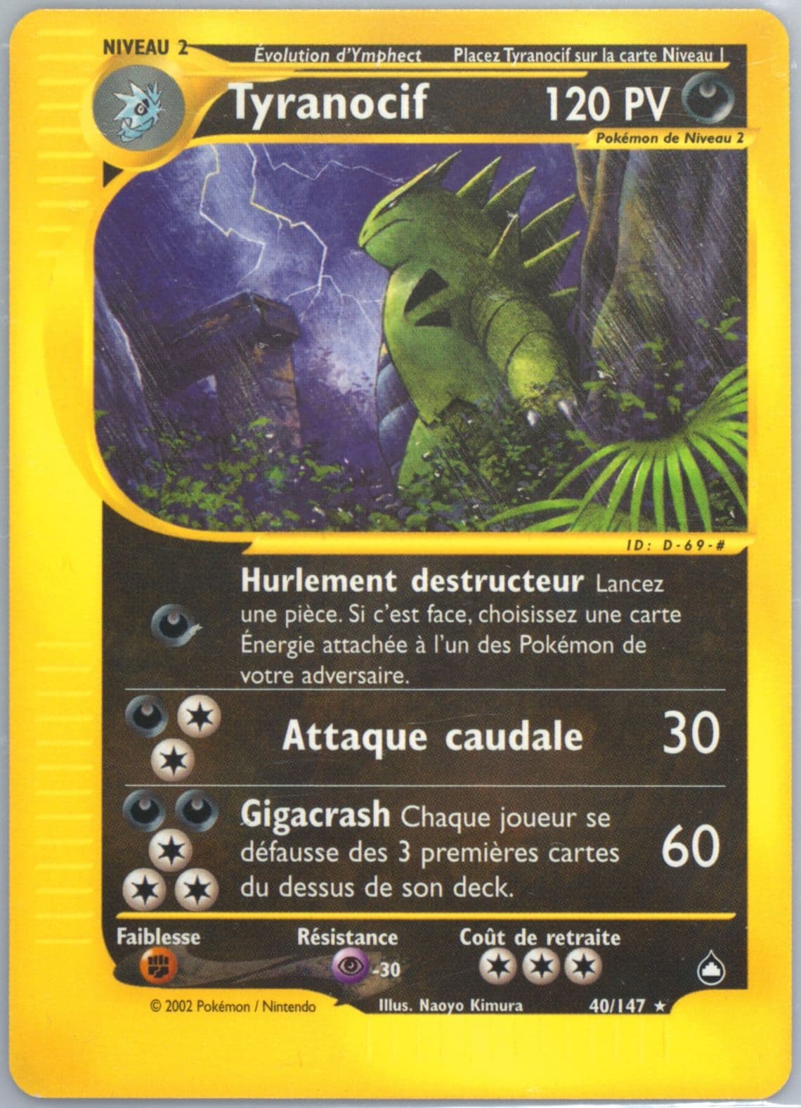 Tyranocif French (40) 2003 Pokemon Aquapolis