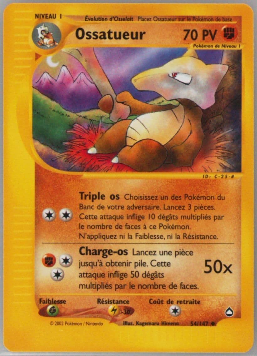 Ossatueur French (54) 2003 Pokemon Aquapolis