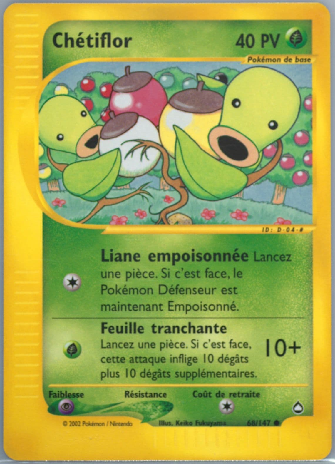 Chetiflor French (68) 2003 Pokemon Aquapolis