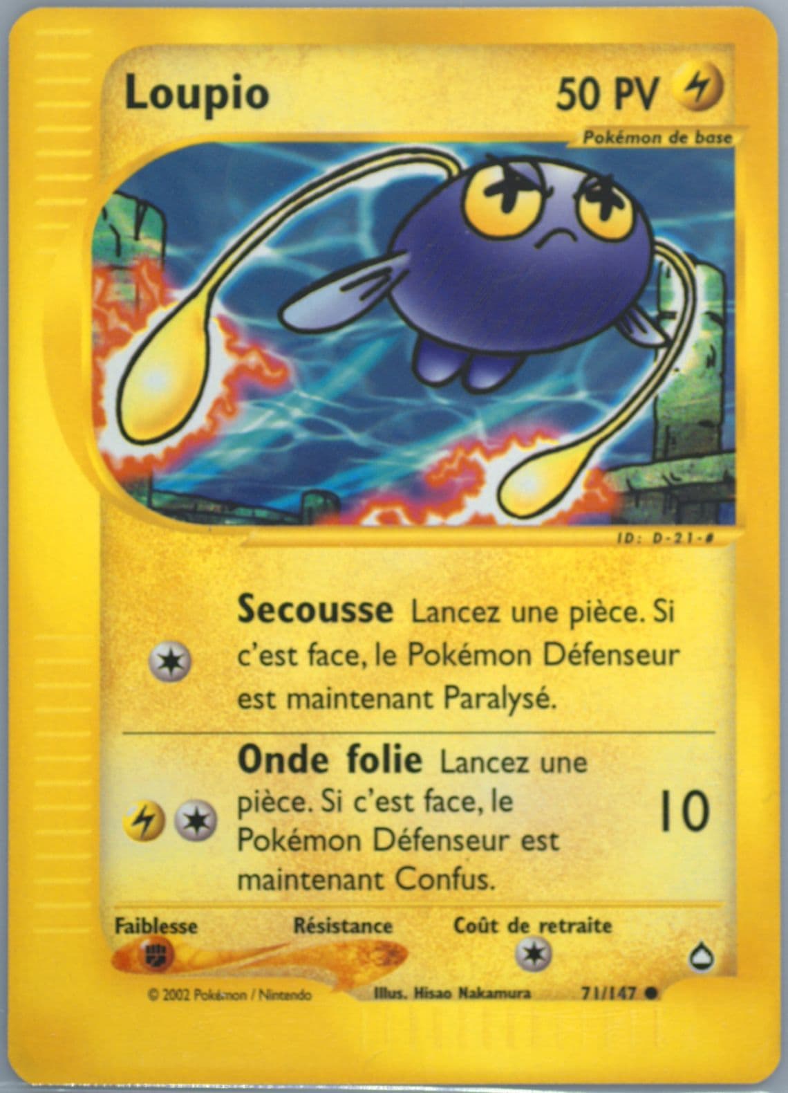 Loupio French (71) 2003 Pokemon Aquapolis