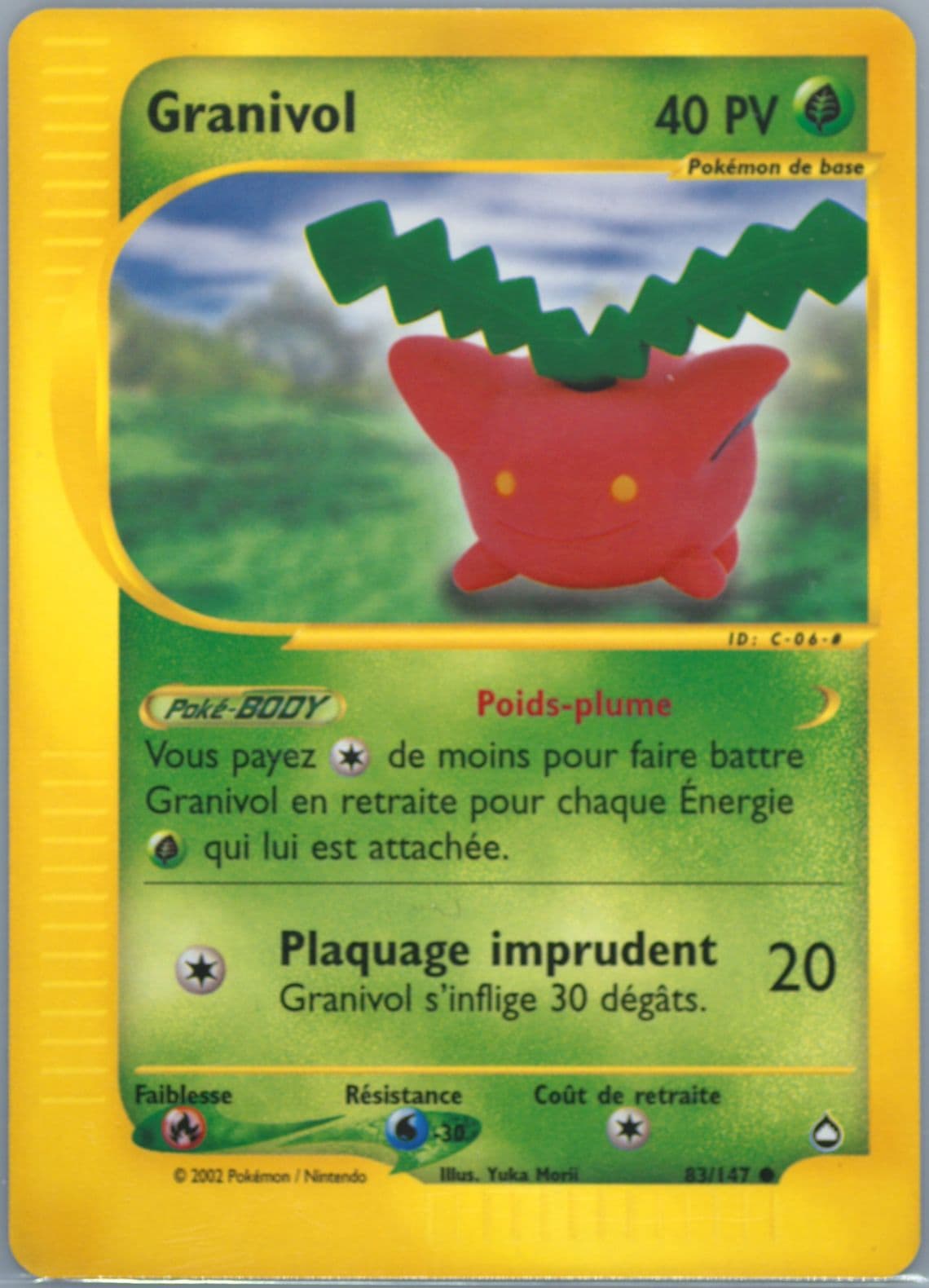 Granivol French (83) 2003 Pokemon Aquapolis