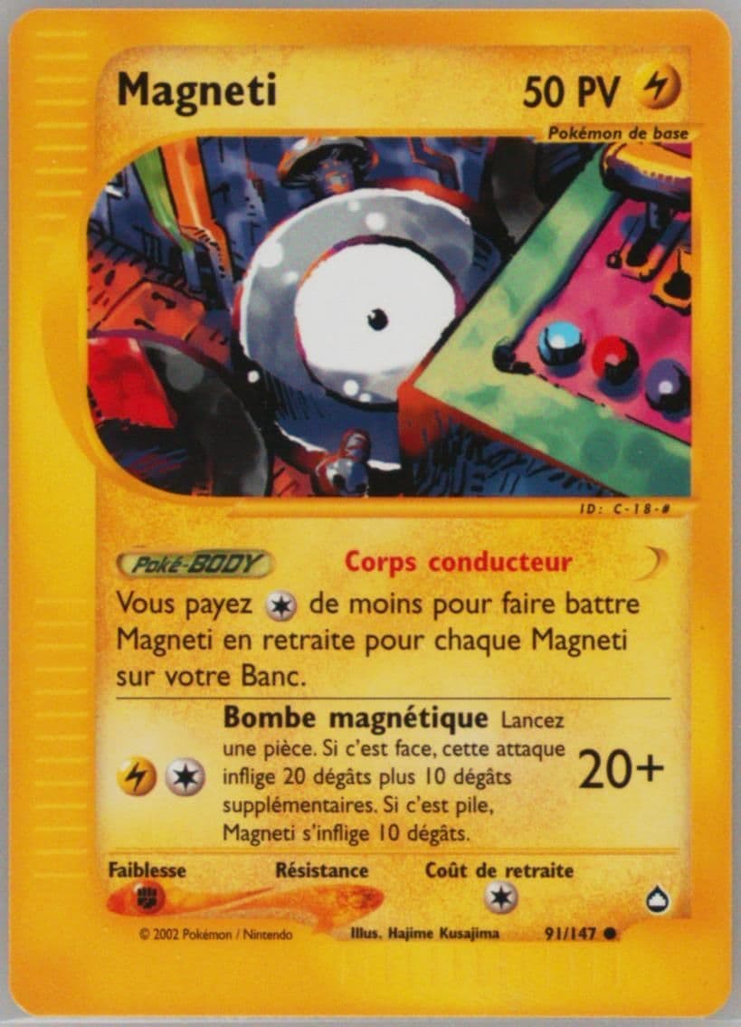 Magneti French (91) 2003 Pokemon Aquapolis