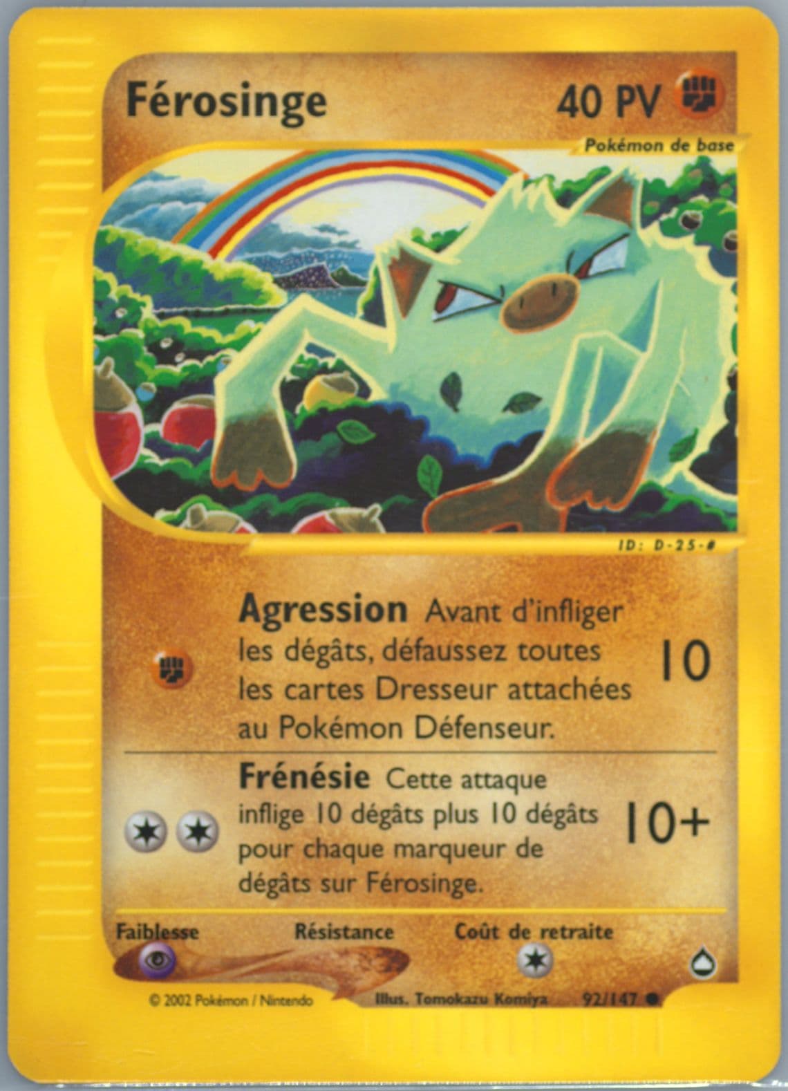 Ferosinge French (92) 2003 Pokemon Aquapolis