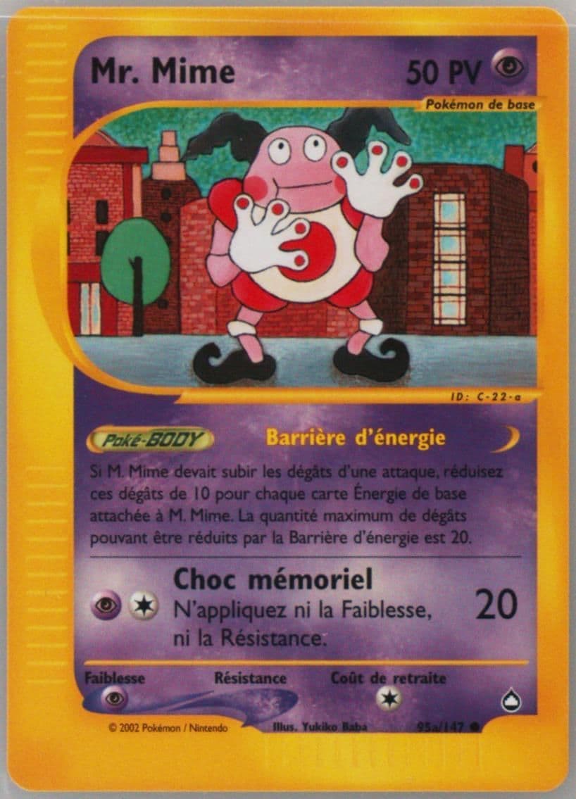 Mr. Mime French (95a) 2003 Pokemon Aquapolis