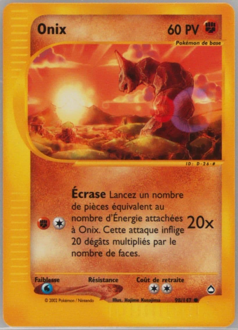 Onix French (98) 2003 Pokemon Aquapolis
