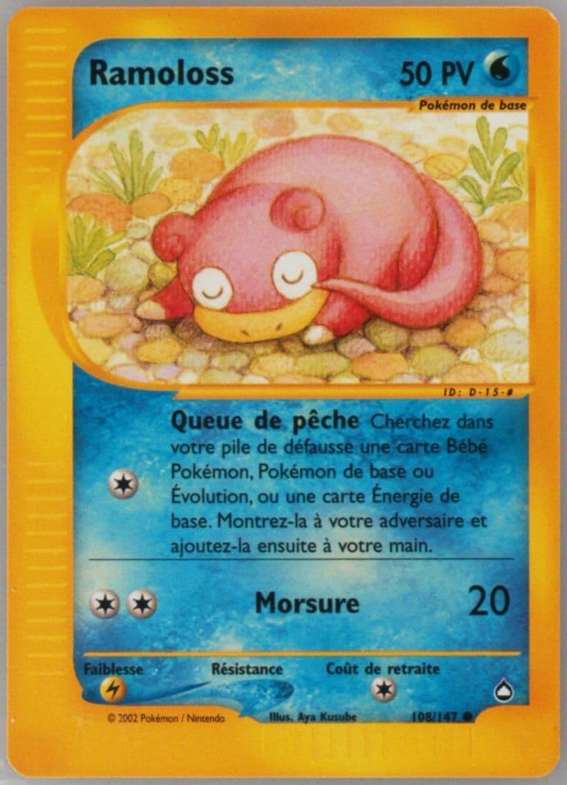 Ramoloss French (108) 2003 Pokemon Aquapolis