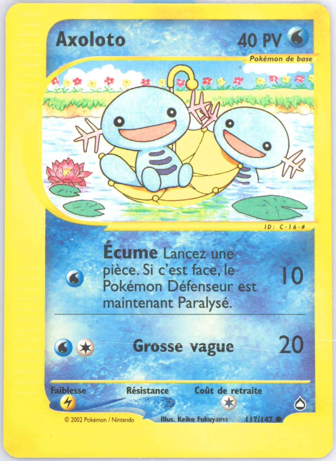 Axoloto French (117) 2003 Pokemon Aquapolis