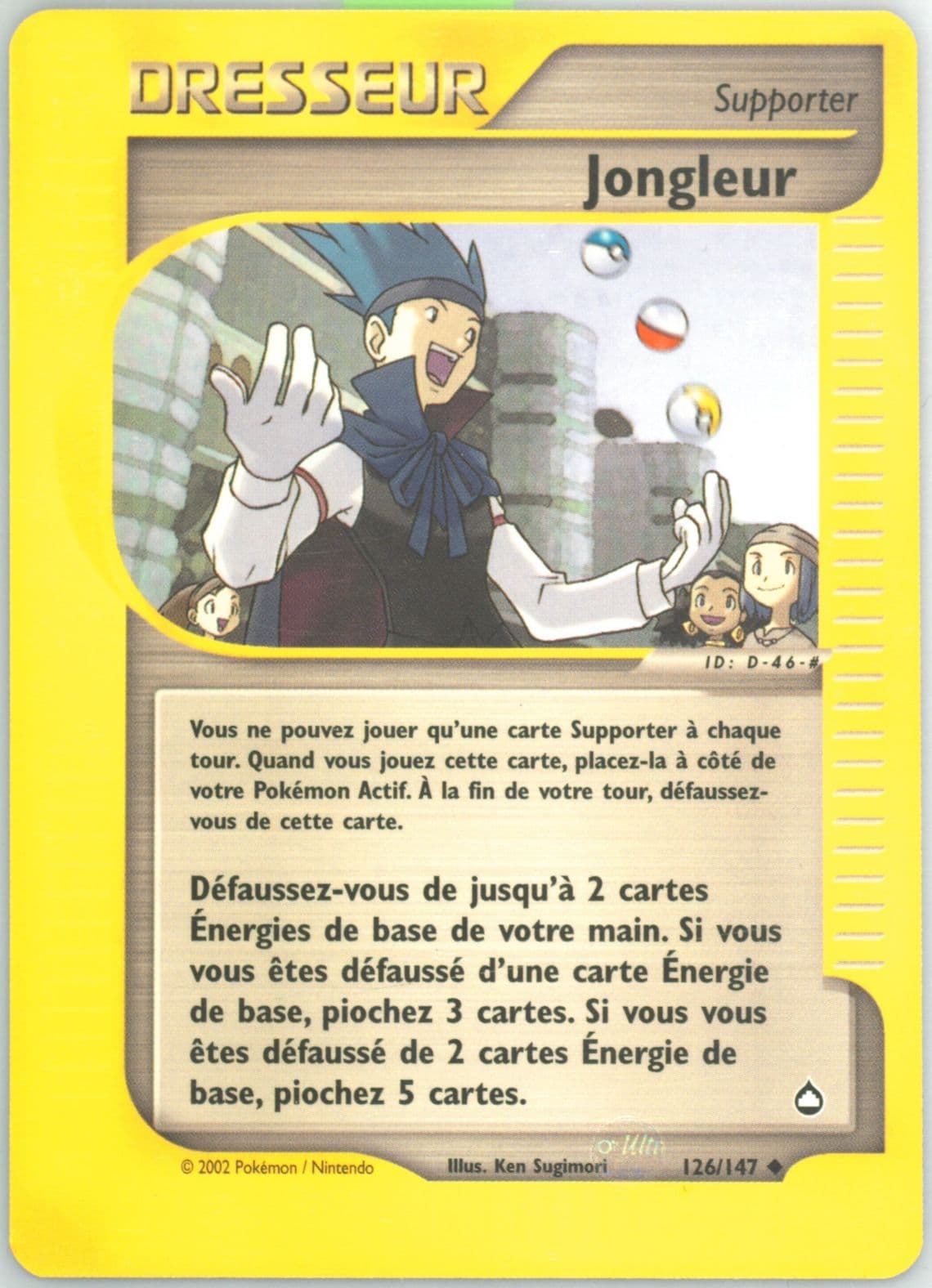 Jongleur French (126) 2003 Pokemon Aquapolis