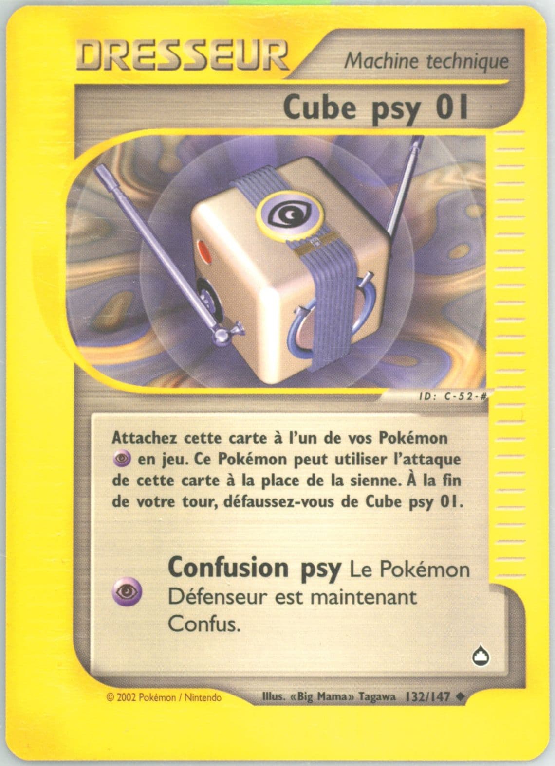 Cube Psy 01 French (132) 2003 Pokemon Aquapolis