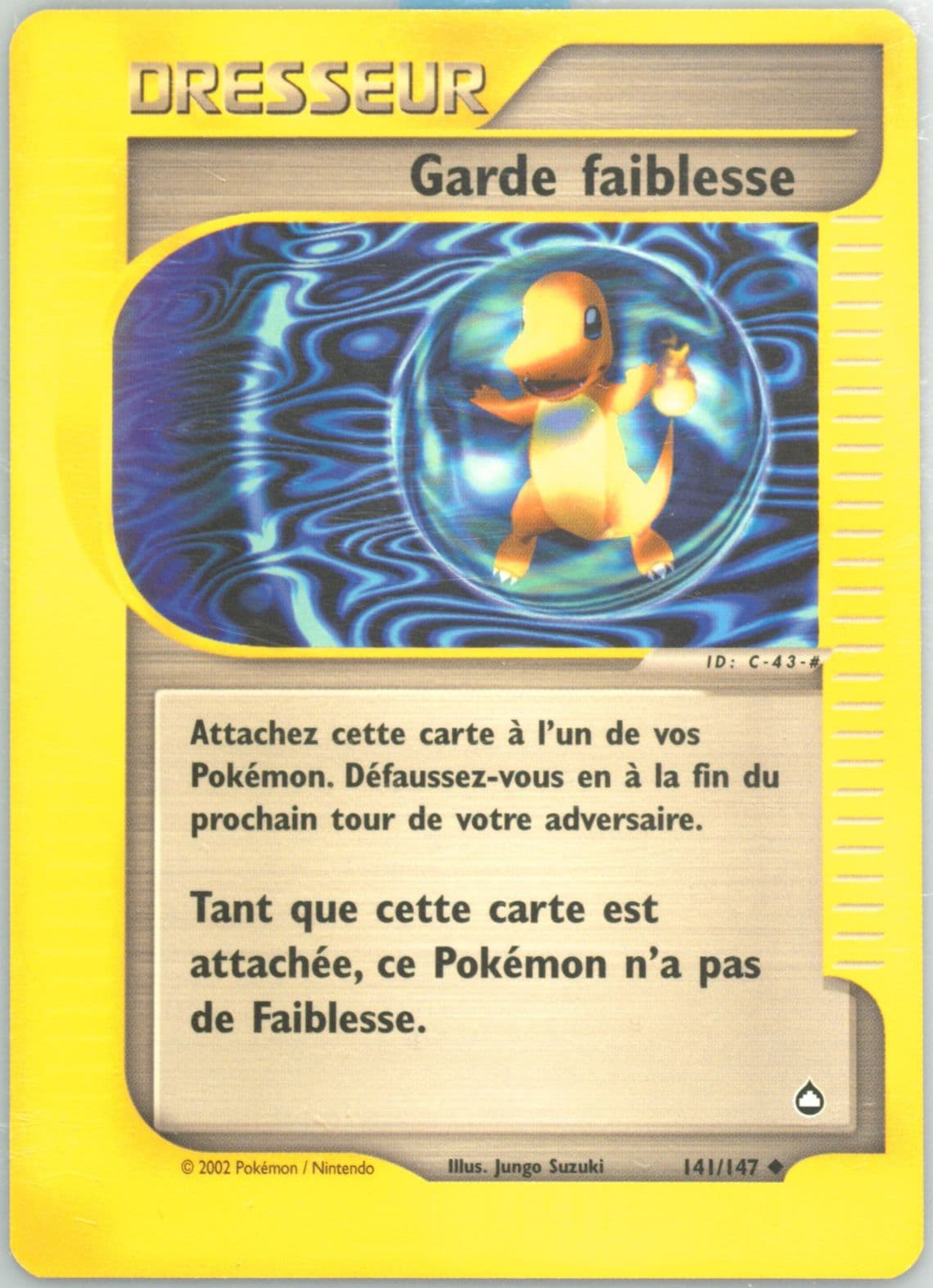 Garde Faiblesse French (141) 2003 Pokemon Aquapolis