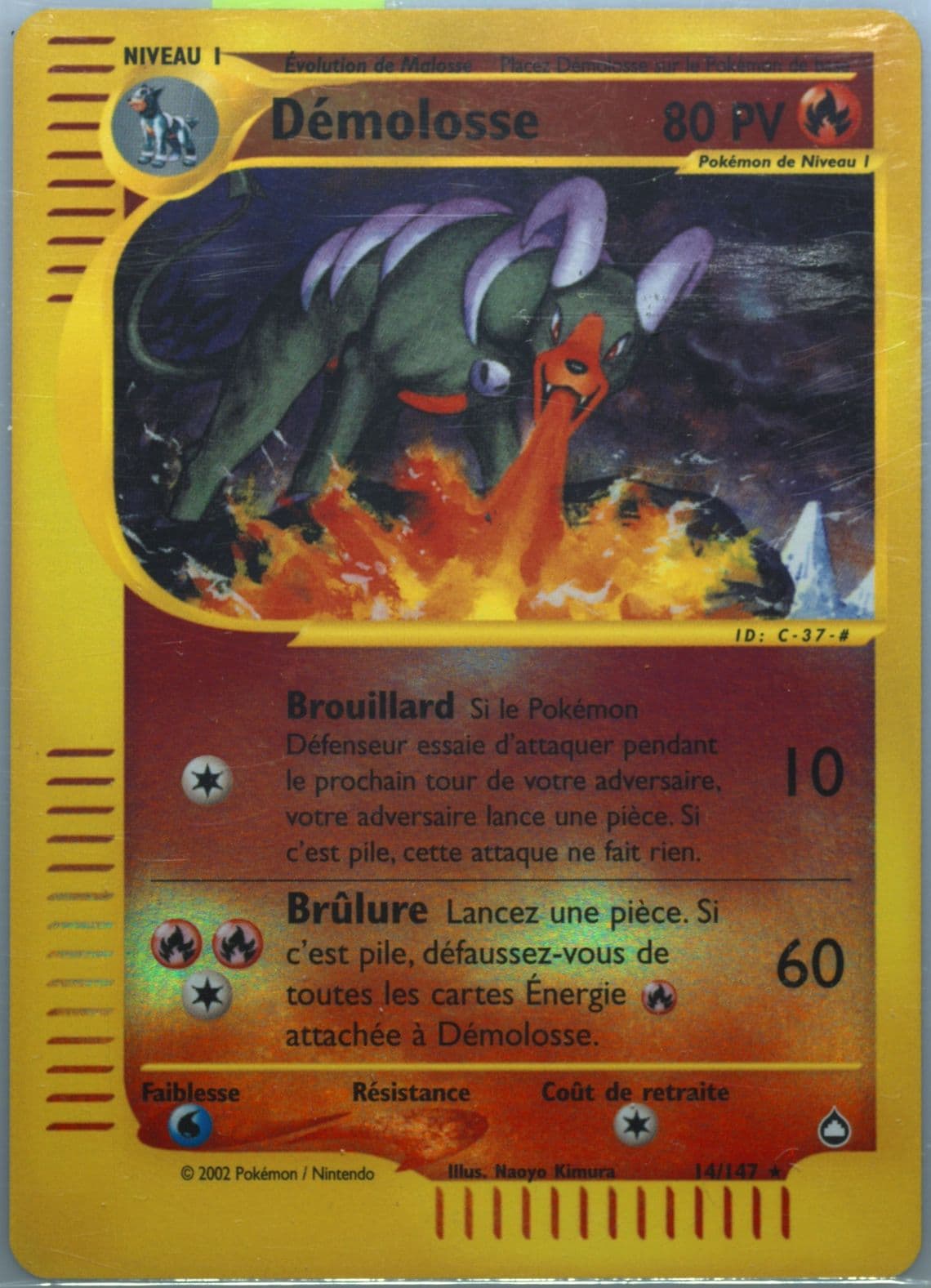 Demolosse-Reverse Foil French (14) 2003 Pokemon Aquapolis