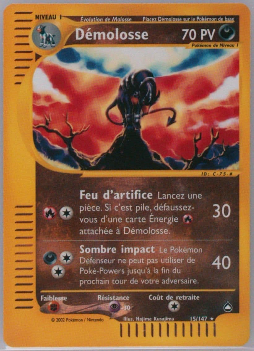 Demolosse-Reverse Foil French (15) 2003 Pokemon Aquapolis